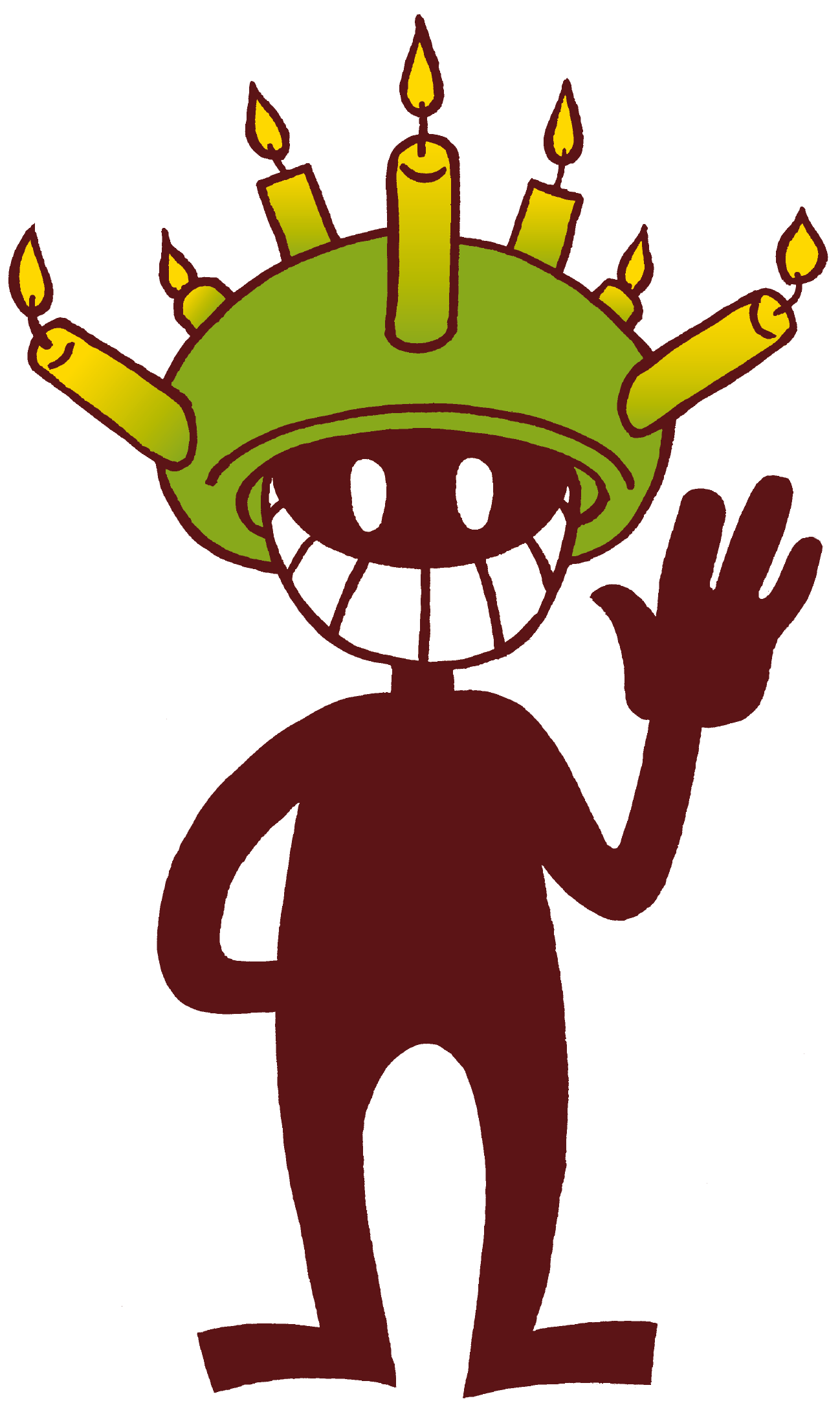 Le casque à bougies