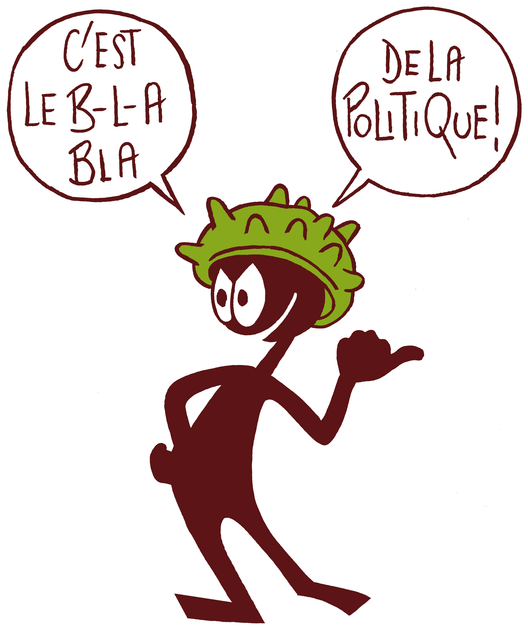 Le b-l-a bla de la politique